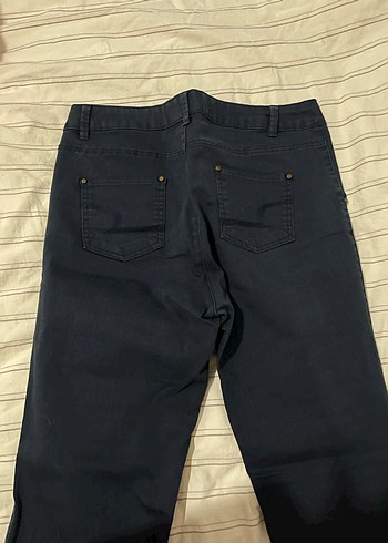 Kadın Lacivert  Denim Pantolon - Görsel 3