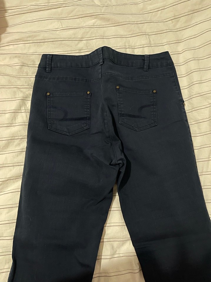 Kadın Lacivert  Denim Pantolon - Görsel 3