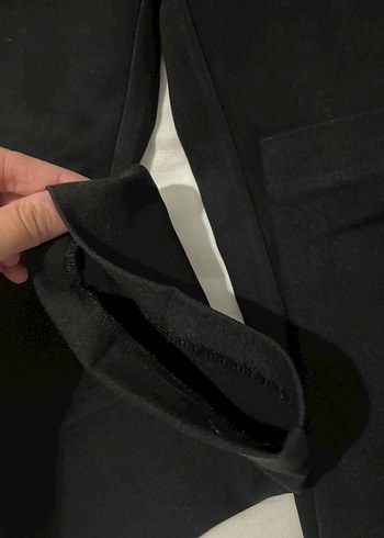 Siyah Kadın Kumaş Pantolon - Görsel 2