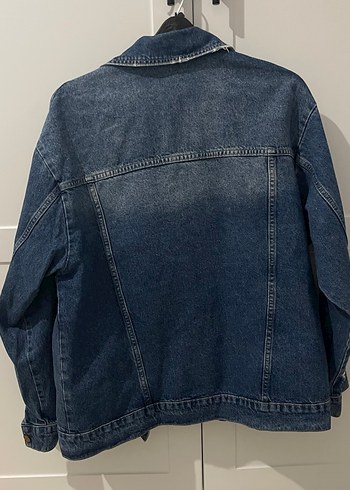 Kadın Mavi Denim Düğmeli Ceket - Görsel 4
