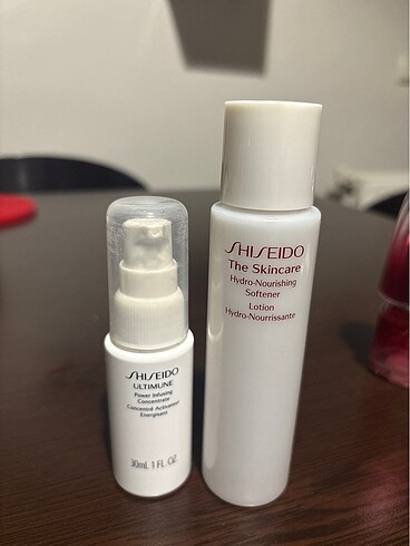 SHİSEİDO BOŞ LOTİON VE SERUM ŞİŞESİ