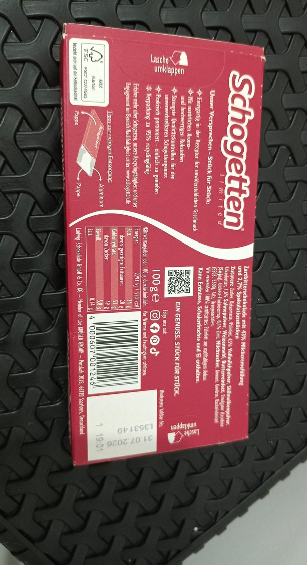 Schogetten Spekulatius - Görsel 2