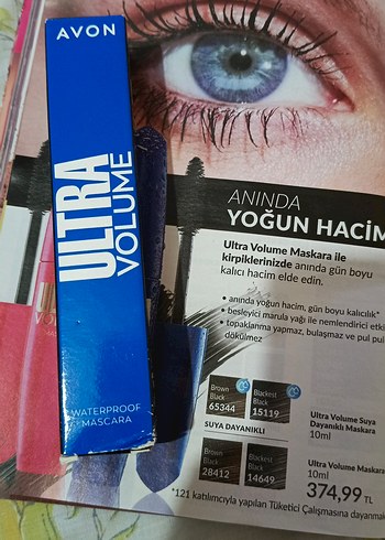 Avon Ultra Volume Suya Dayanıklı Maskara 10 ml - Görsel 2