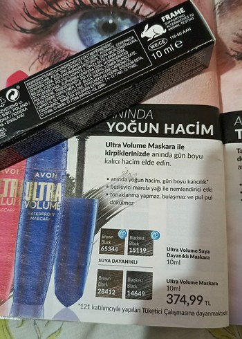 Avon Ultra Volume Suya Dayanıklı Maskara 10 ml - Görsel 4