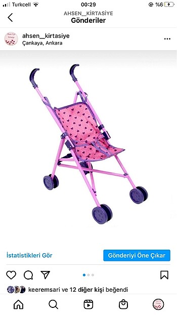 Oyuncak Bebek arabası