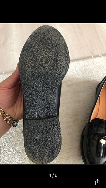 38 Beden siyah Renk Bayan loafer ayakkabı