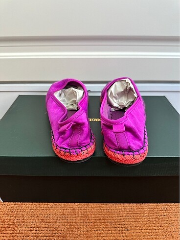 Zara fuşya bez ayakkabı - Görsel 5