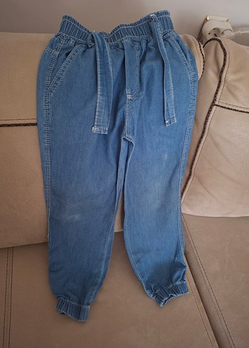 LC Waikiki Kız Kot Pantolon Mavi