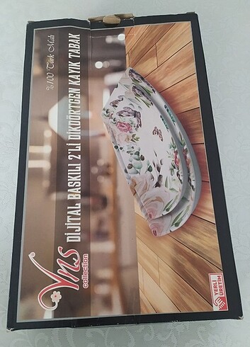 Beden çeşitli Renk İkili servis tabağı