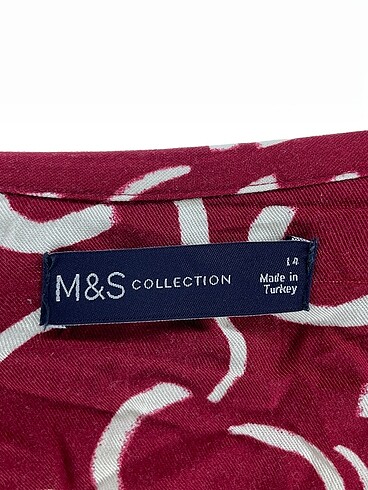 42 Beden kırmızı Renk Marks & Spencer Uzun Elbise %70 İndirimli.