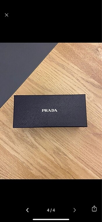 Prada gözlük kutusu