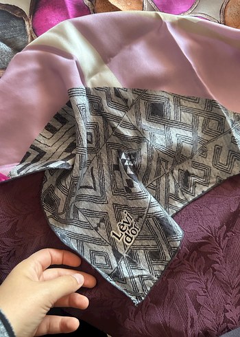 İpek Dokulu Kadın Şal ve eşarp - Görsel 13