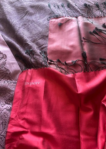 İpek Dokulu Kadın Şal ve eşarp - Görsel 3