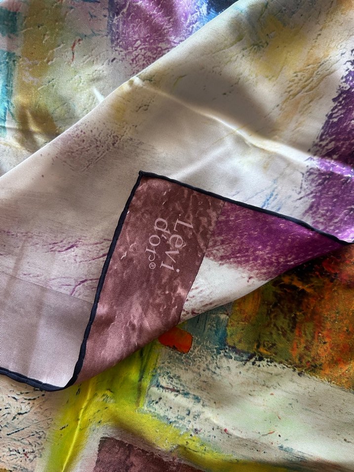 İpek Dokulu Kadın Şal ve eşarp - Görsel 5