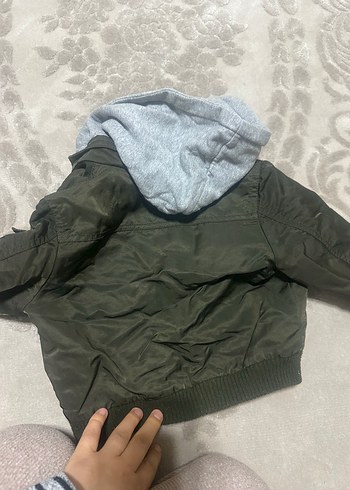 Çocuk Kamuflaj Fermuarlı Kapüşonlu Ceket - Görsel 4