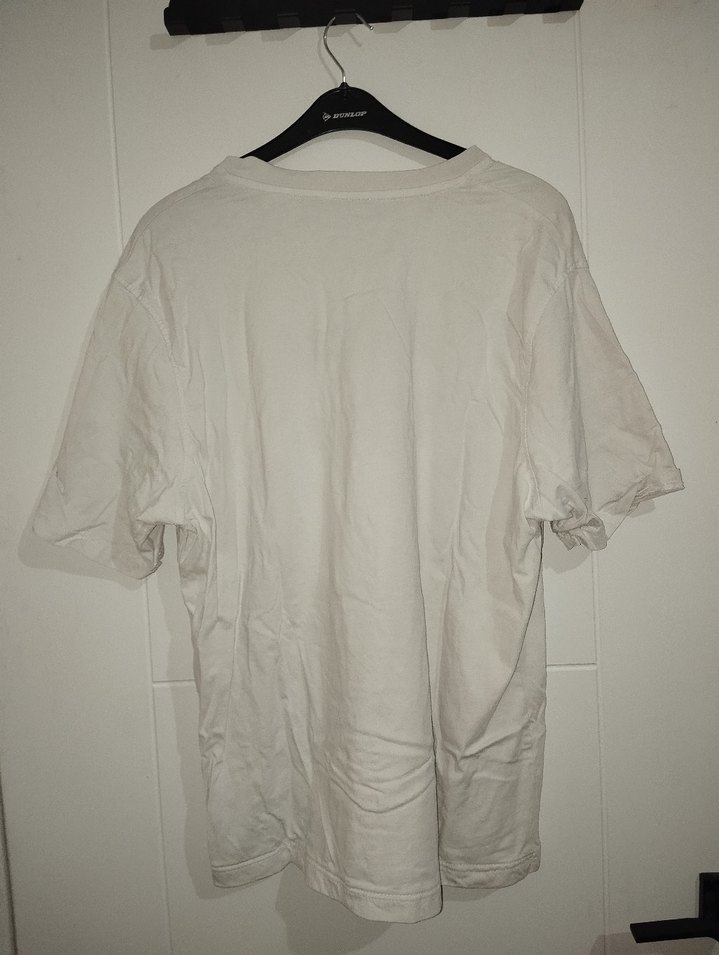 Orijinal Tommy Hilfiger Erkek Beyaz Tişört - Görsel 3