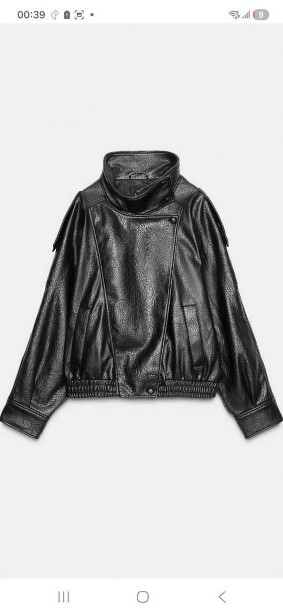 Siyah Kemerli Midi Deri Kadın Ceket - Görsel 5