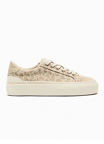Zara leopar spor ayakkabi 