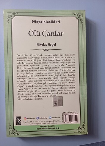 Ölü canlar gogol roman