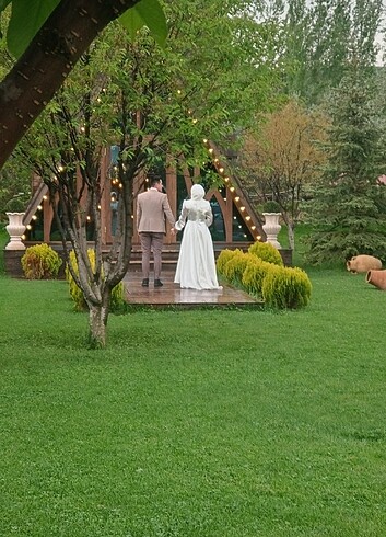 40 Beden Beyaz nikah elbisesi abiye