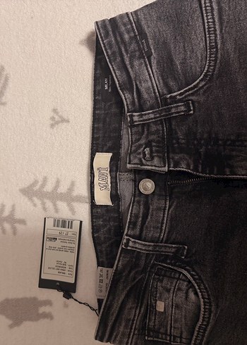 Mavi Jeans Mavi Marka Koyu Gri Yikamali Denim Jean