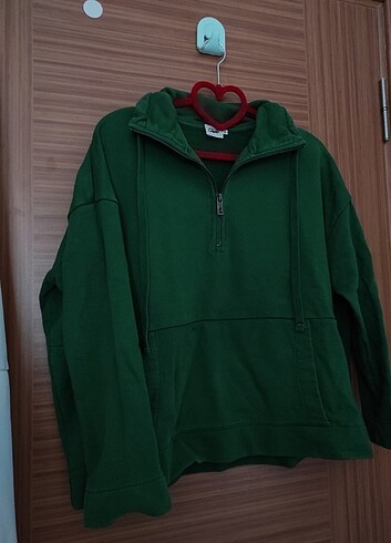xs Beden yeşil Renk beymen sweatshirt 