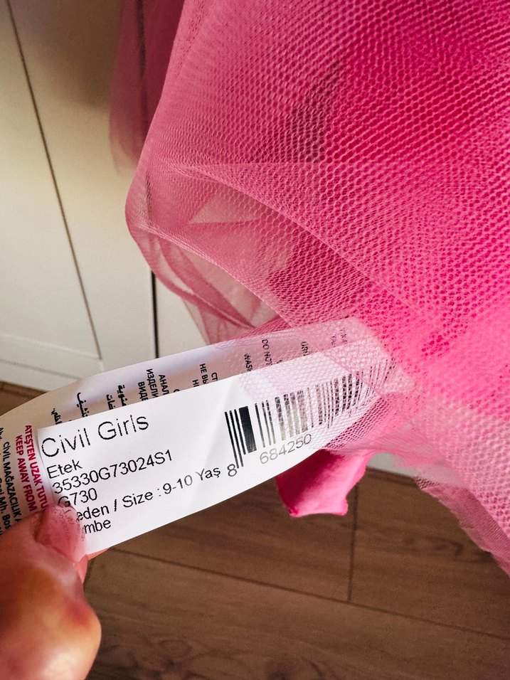 Pembe Tütü Kız Çocuk Eteği - Görsel 2