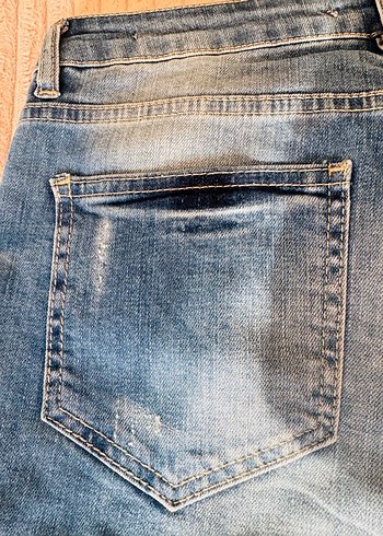 Zara taşlanmış Kadın Jean - Görsel 7