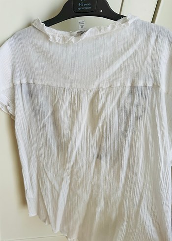 Nakışlı V Yakalı Bluz - Görsel 5