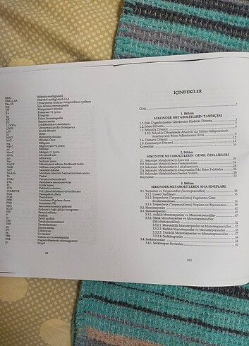  Beden Sekonder metabolitler