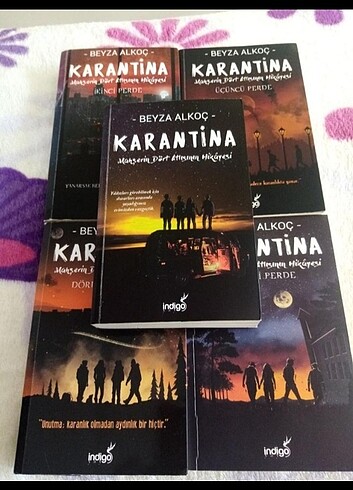 5 li set karantina kitabı 