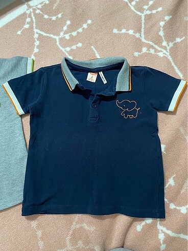 Koton Kids Polo yaka 2 adet tişört 36-48 ay - Görsel 2