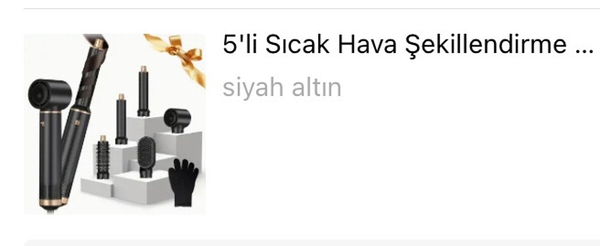 5 başlıklı sıcak hava saç şekillendirici - Görsel 2