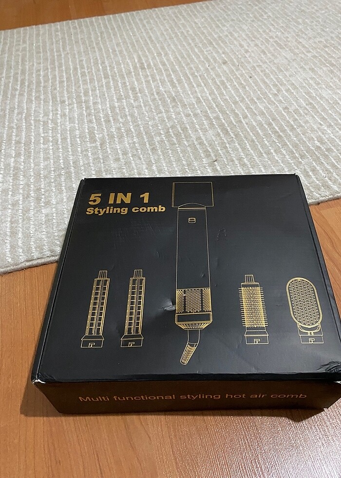 5 başlıklı sıcak hava saç şekillendirici - Görsel 4