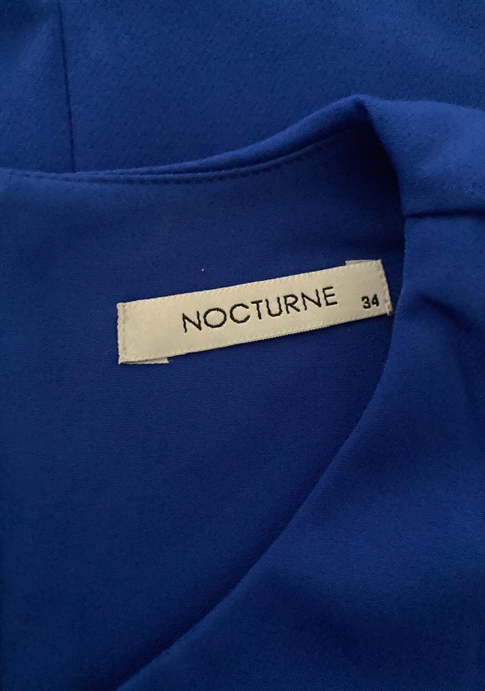 Klasik Şıklıkta Mavi Uzun Abiye Elbise - Görsel 2