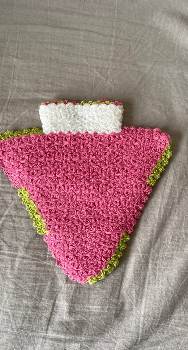 Renkli Çiçek Desenli Banyo Lifi - Görsel 3