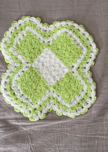 Açık Yeşil El Örgüsü Banyo Lifi - Görsel 2