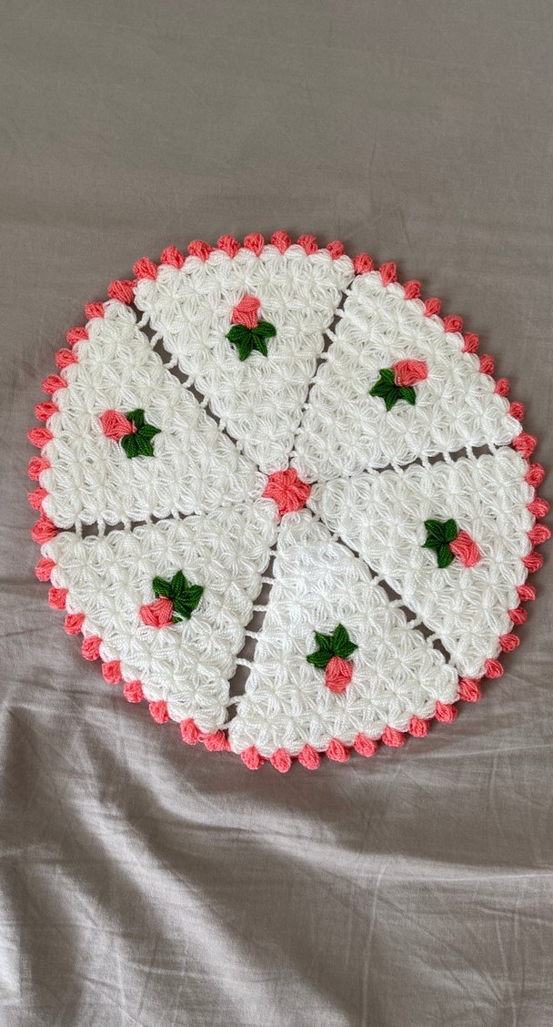 Nakışlı Renkli Beyaz Yuvarlak Banyo Lifi - Görsel 2