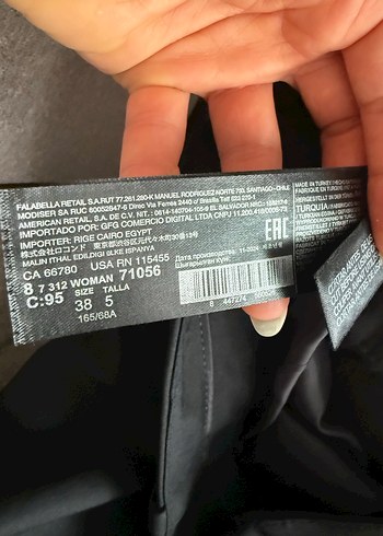 Mango kadın yün karışımlı pantolon - Görsel 5