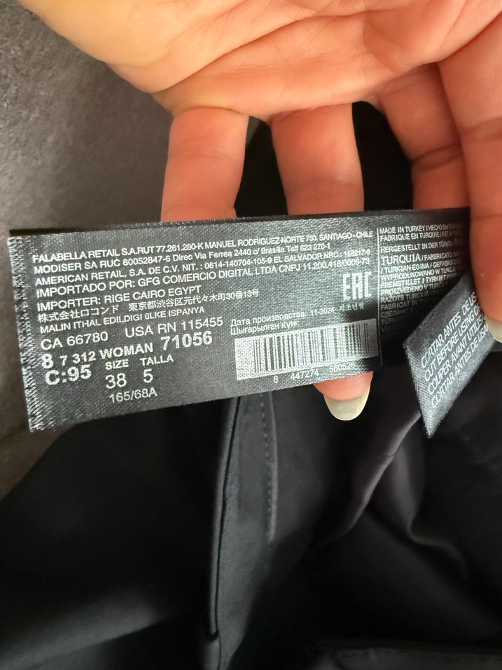 Mango kadın yün karışımlı pantolon - Görsel 5