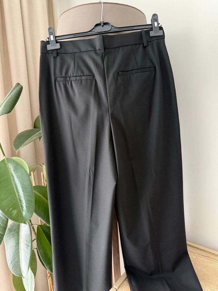 Mango kadın yün karışımlı pantolon - Görsel 3