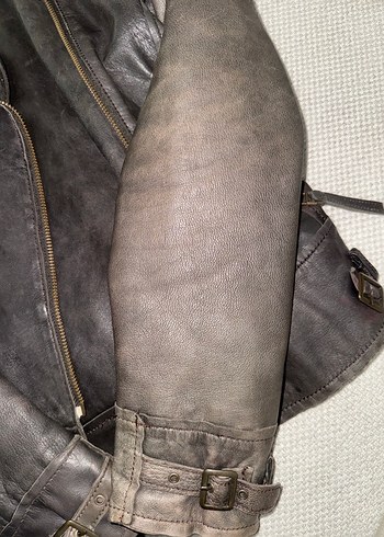 Mango deri ceket - Görsel 3