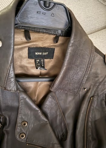 Mango deri ceket - Görsel 2