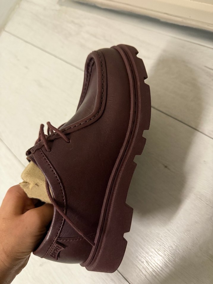 Camper deri bağcıklı - Görsel 2