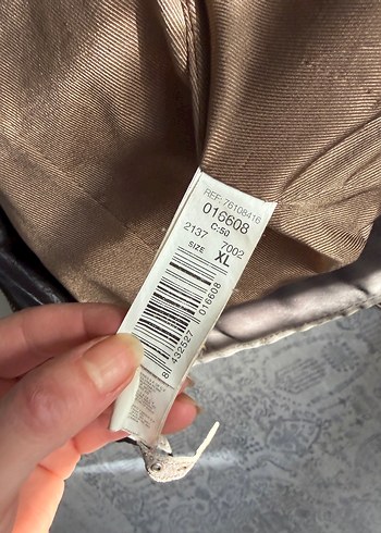 Mango gerçek deri Kadın Kahverengi Deri Biker Ceket - Görsel 5