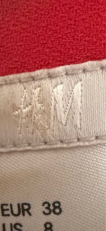 m Beden kırmızı Renk H&M elbise