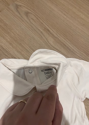 Pembe Baskılı Triko Bebek Kıyafet Seti - Görsel 3