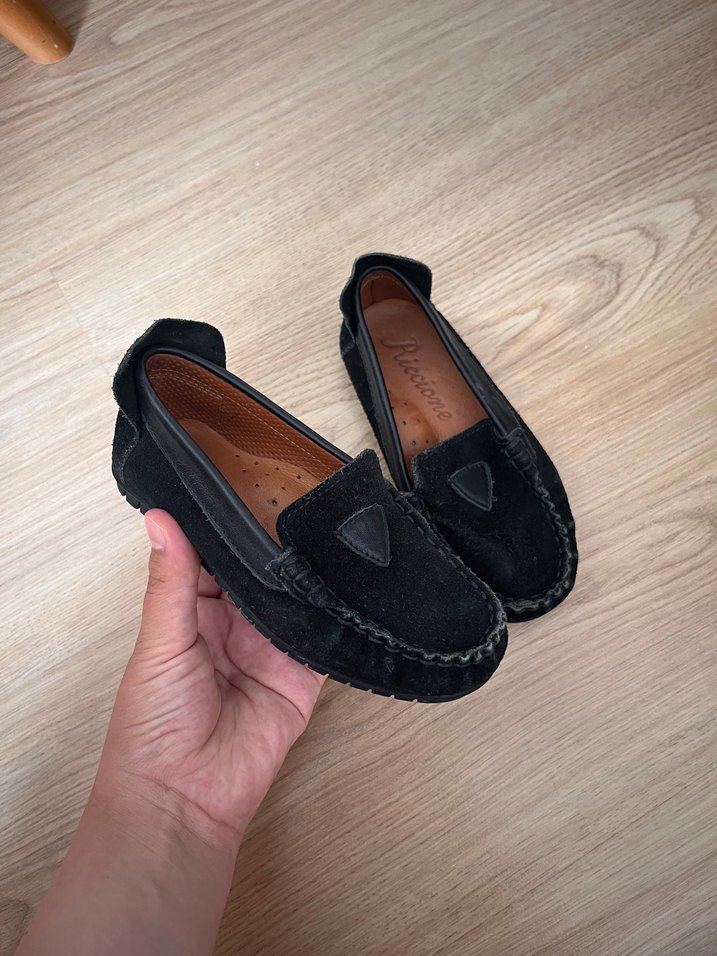 Siyah Süet Tokalı Erkek Çocuk Ayakkabısı - Görsel 2