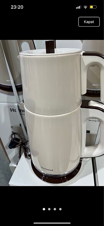 HOMEND VINTAGE ÇAY MAKİNESİ