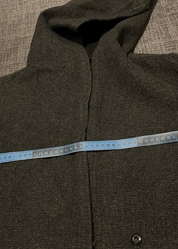 Unisex Koton Uzun Kapüşonlu Kaban Palto - Görsel 4